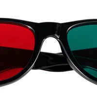 1 pièces cadre noir rouge bleu vert lunettes 3D pour dimensionnel anaglyphe TV film DVD jeu et pour amblyopie formation lunettes 6