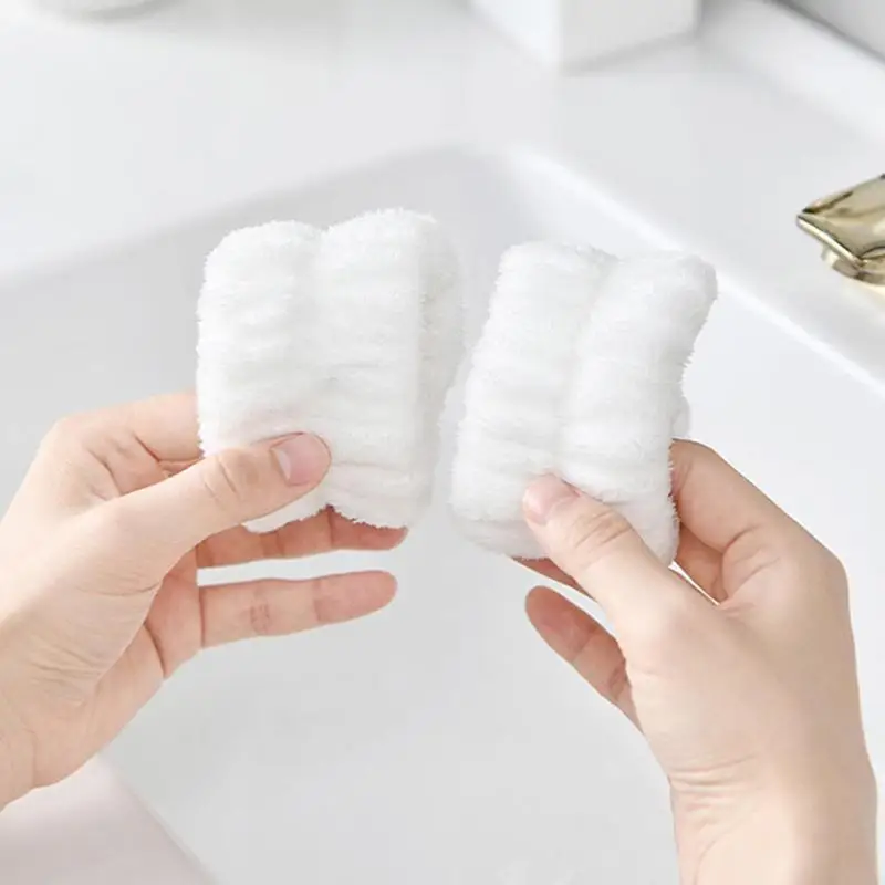 Wrist Washband Microfiber Wrist Wash Towel Band Wristband Scrunchies For Wash Face Absorbent Wrist Sweatband For Women Headband 4