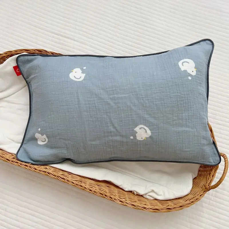 30*50cm Baby Pillowcase Bunny Muslin Newborn Pillow Case 100% Cotton