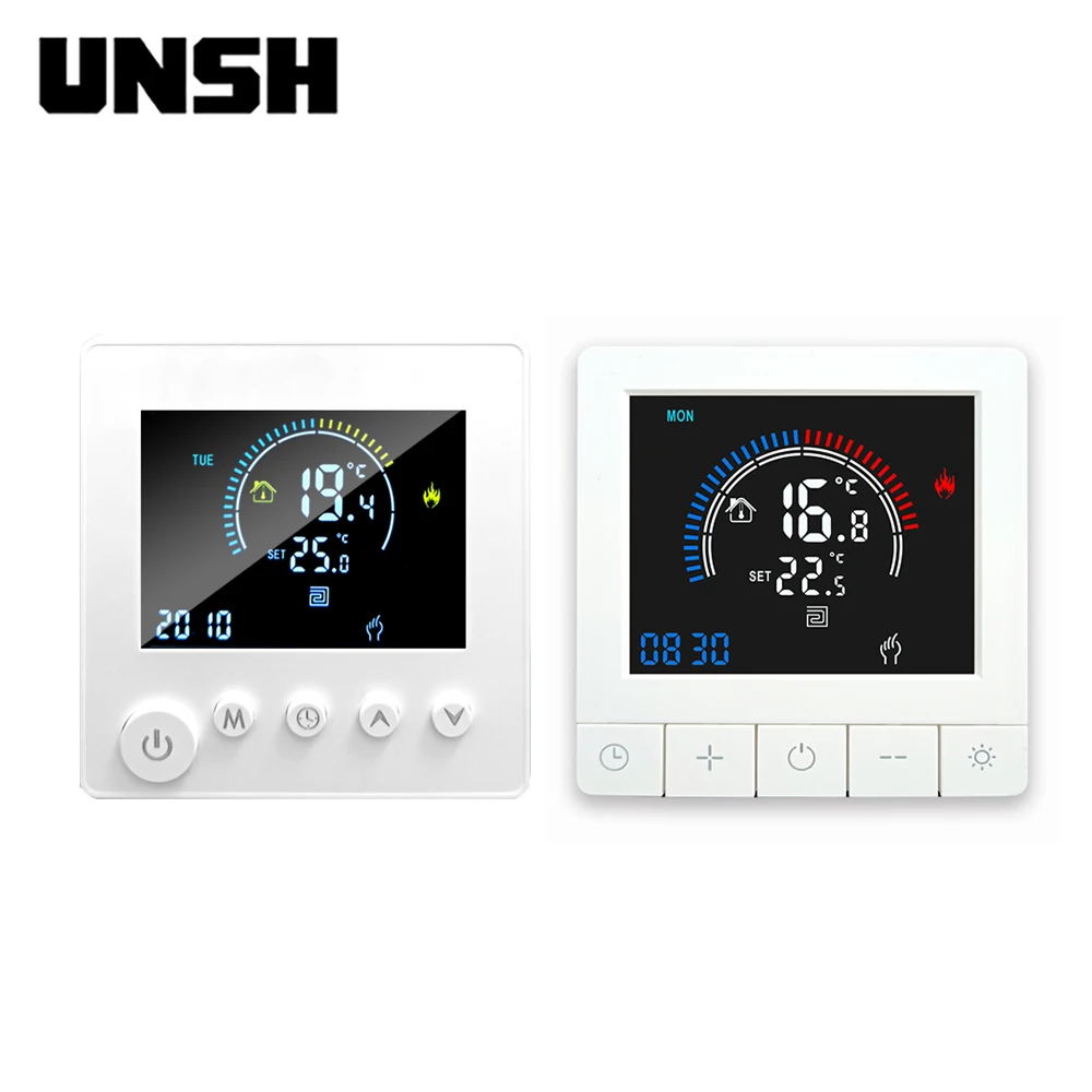 LCD Smart Thermostat Temperature Controller Electric Floor Water Heating  Gas Boiler Thermostat Support Weekly Programmable - AliExpress