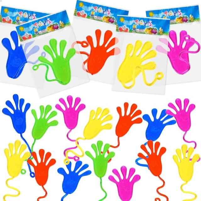 10pcs Sticky Fingers Sticky Hand Stretch Fidget Sensory Toy Party