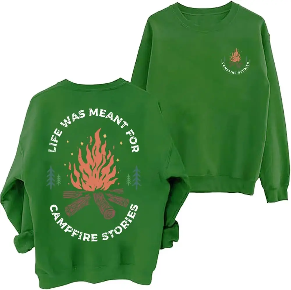 

Свитшот Life Was предназначено для костра, свитшот для кемпинга для женщин, идеальный свитшот для кемпинга