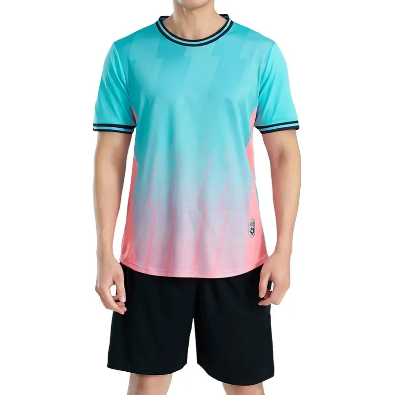 Adult Personalize Football Jerseys Soccer Uniform MAN Women Team Training Quick-Drying Sportswear Futsal Tracksuit Outfit