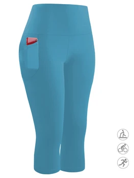 Workout Capri Pants for Women High Waisted with Pockets Super Soft No See Through Tummy Control 1