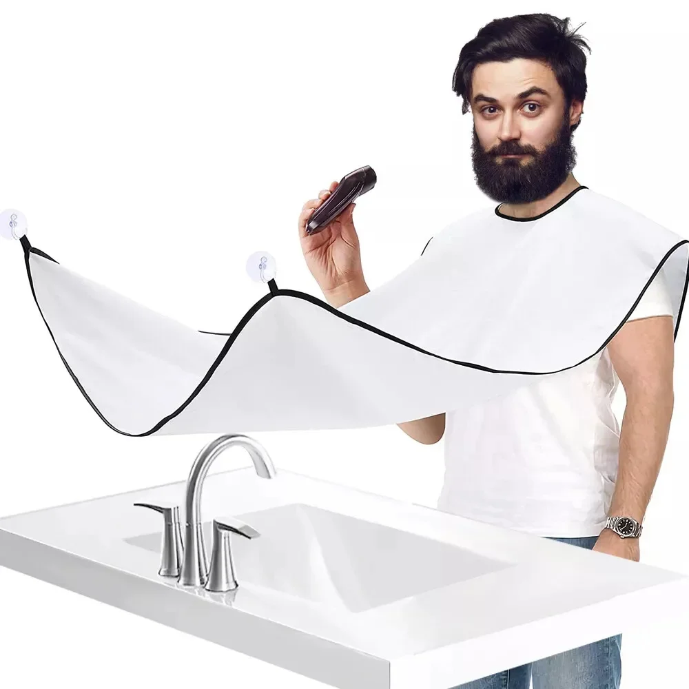 Shaving Apron Man Beard Adult Care Clean Hair Face Shaved With Suction Cup Household Bathroom Hairdresser Gifts