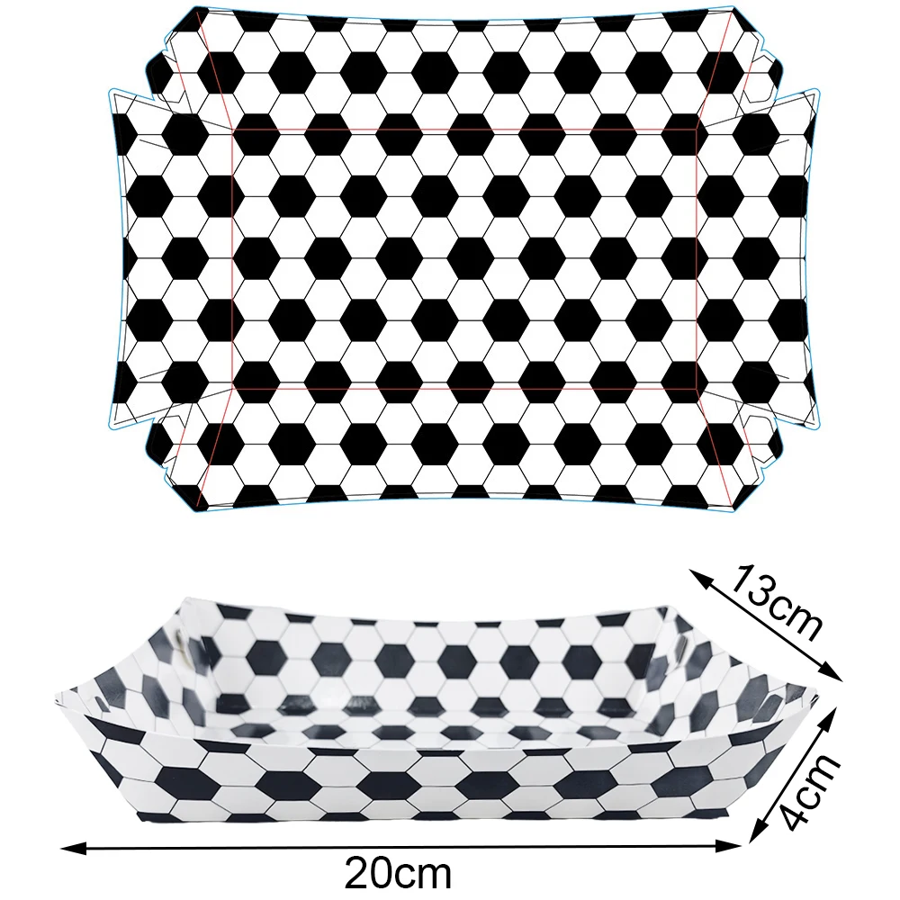 Vibrant Disposable Paper Food Trays