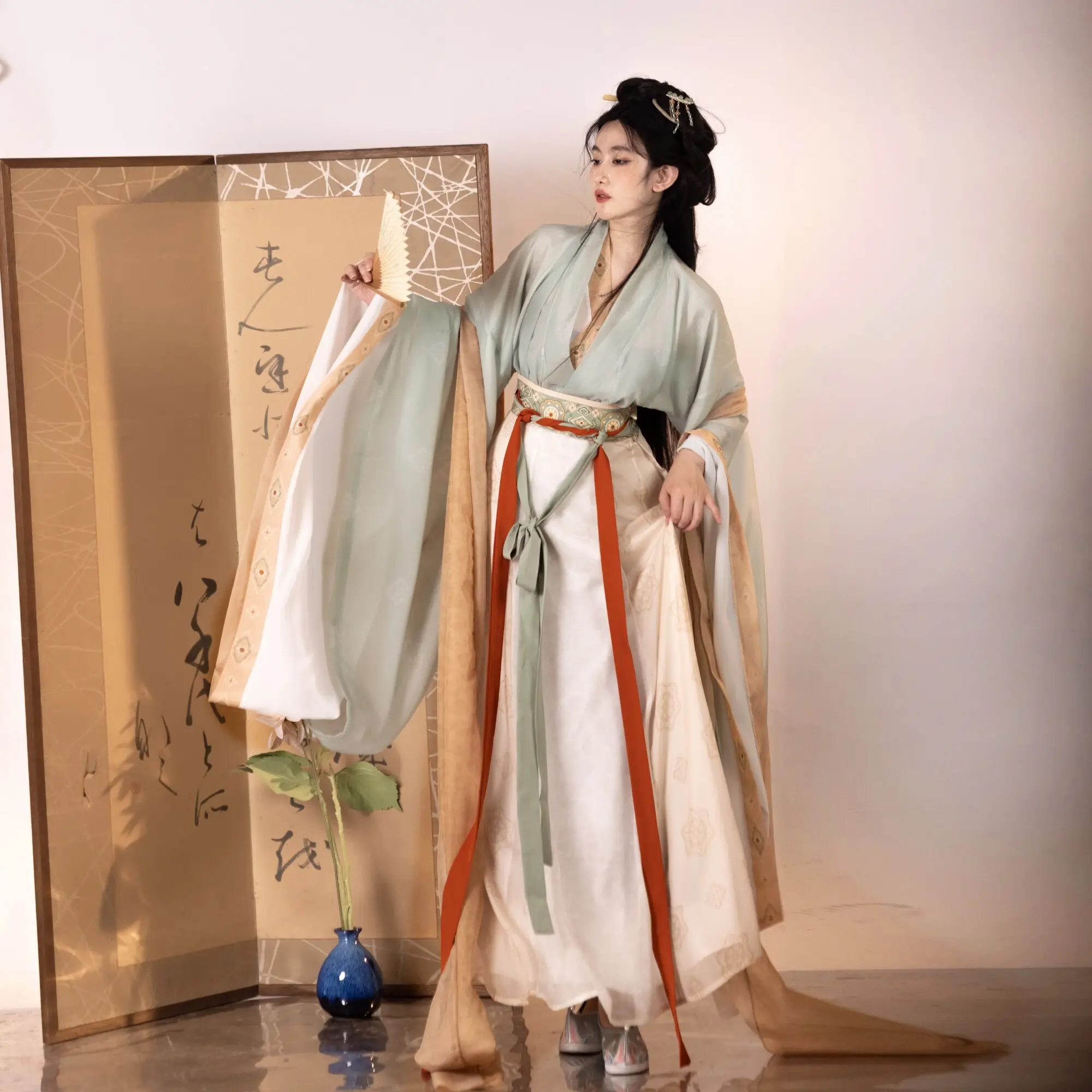 Традиционный китайский костюм феи ханьфу для косплея