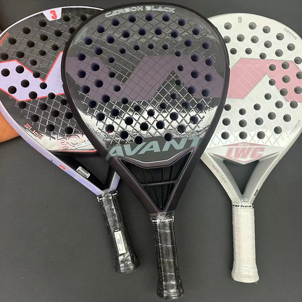 New pala padel racket 12k Carbon fiber outdoor sports racket original with bag pickleball paddle