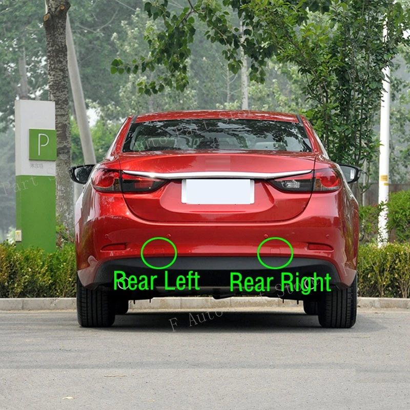 For Mazda 6 Atenza Sedan 2013 2014 2015 2016 Car Front Rear Bumper Tow Hook Cover Cap Trailer Hauling Eye Lid 4