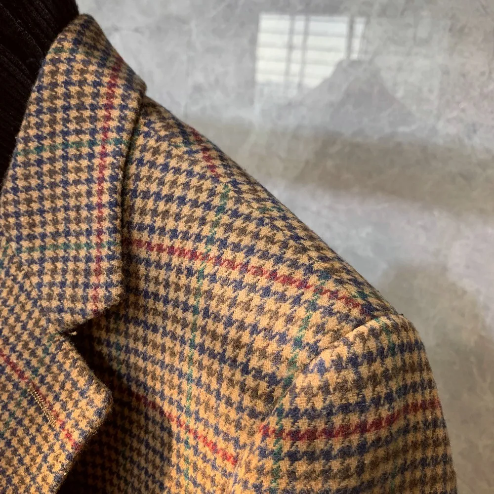Herbst und Winter verdickte Wollanzugjacke für Herren, Anzugwolljacke im koreanischen Stil, große Business-Mode – Detail 6