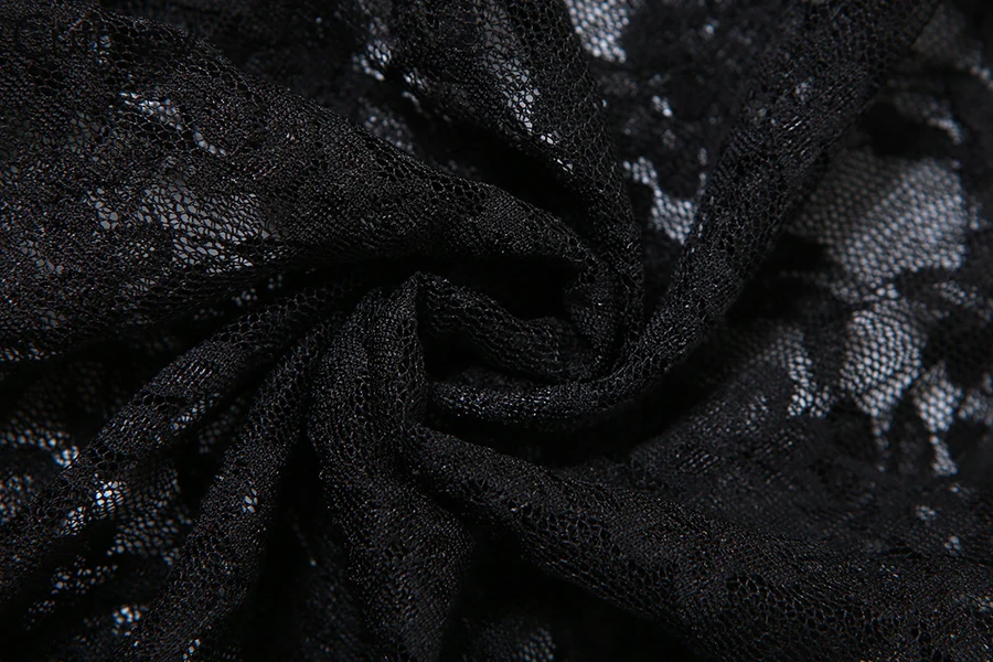 Women's Solid Jumpsuit Casual Sexy Lace Fitness See-through One-Piece Sporty Attirewear Rompers Streetwear Overalls New