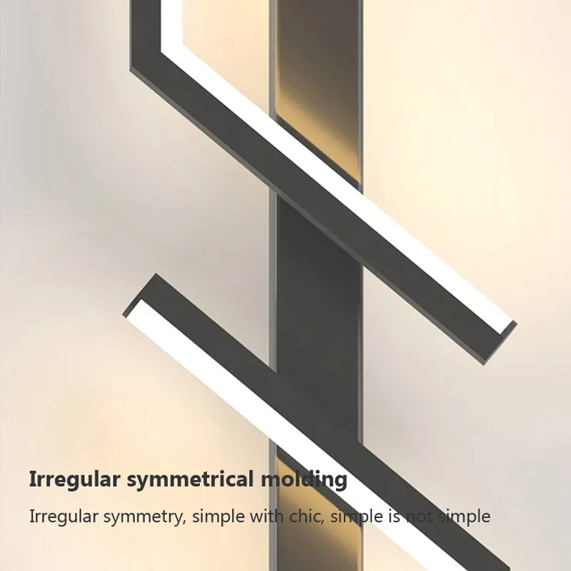 LED Wall Lamp Long wall Scone Home Decor Light Living Room Bedroom Minimalist Wall Light Bedside Background Interior Lighting