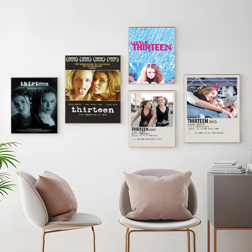 Description Picture 6 of itemThirteen Movie Film Whitepaper Poster HD Quality Poster Wall Art Painting Study Room Wall Decor