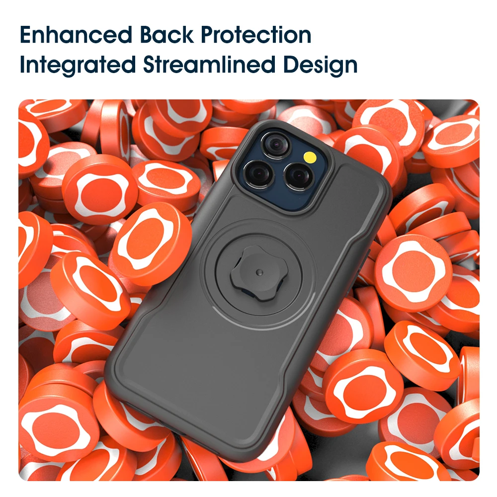 Shockproof iPhone Case with Quick Mount and Adapter