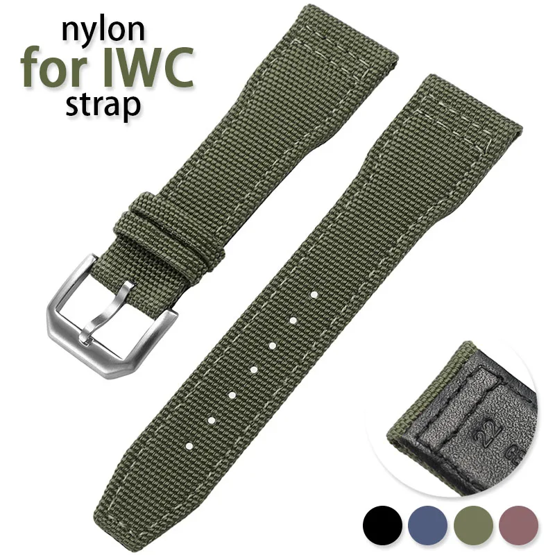 Nylon Canvas Sport Watch Strap – Universal Replacement Wristband