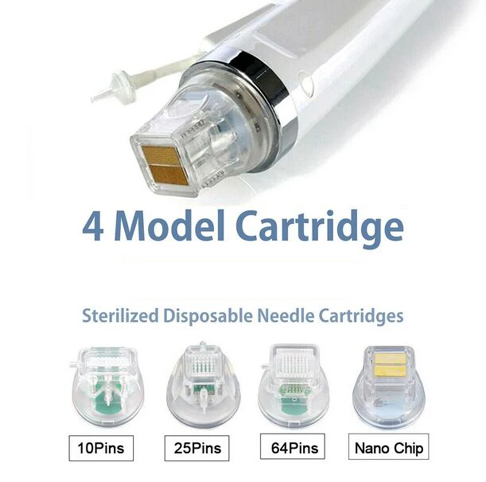 Micro Cartuccia Rf Usa E Getta Placcata In Oro 10/25/64 Pin Nano Tips Per Cicatrici Anti Smagliature Per Macchine Rf