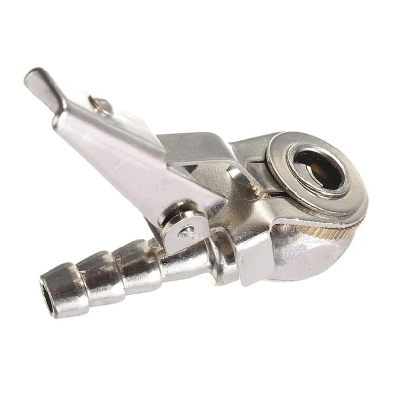 1PC Clip-On Tire Air Chuck Inflator with Valve Stem for Car Tire Repair Tools Universal Zinc Alloy Golden Silver High Strength