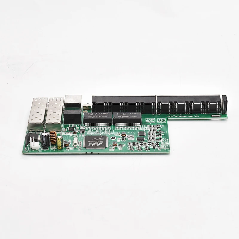 Рисунок 4 - 8FE POE + 1GE + 1SFP PCBA POE для