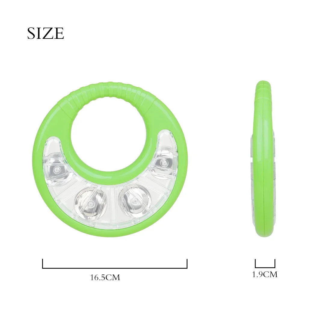 핸드벨 다양한 색상 탬버린 양면 어린이 교육용 장난감 플라워 드럼 링 타악기