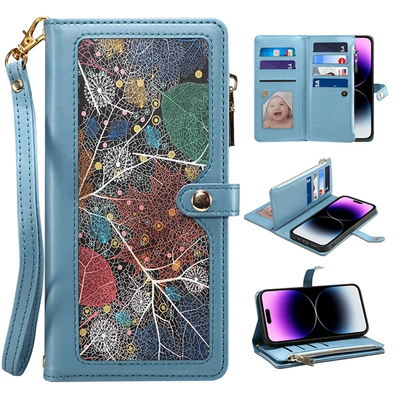

Anti-theft Brush Zipper Wallet Case for iPhone 15 Pro Max 15 Pro 15 Plus 15 14 13 12 11 XR XS MAX 6 7 8 Plus Double Layer Bag