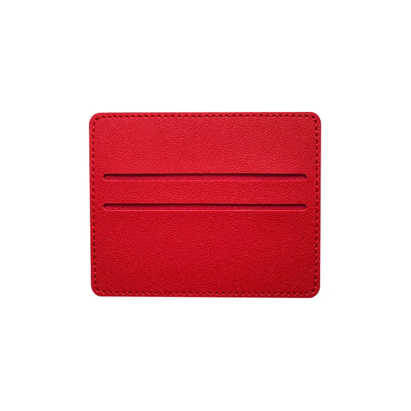 New Fashion Men Women Mini ID Card Business Credit Card Case 1 PCS PU Leather Ultra-thin Bank Case Student Meal wallet card holder card holder credit card holder credit card wallet card wallet id card holder id card case wallet card bag business card holder document card wallet