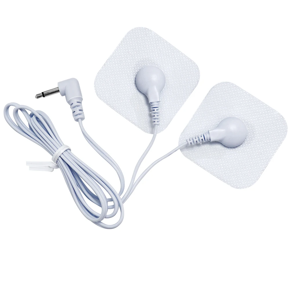 2/4 Way 3.5mm Button Tens Acupuncture Massager Electrical Nerve Muscle Stimulator Electrode Cable Line Wire for Electrode Pads muscle stimulator massage tool electrode lead wires muscle massager