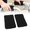 2Pcs Walker Grips Padded Hand Covers Washable Walker Handle Grips Anti Slip Soft Black Moisture Wicking for Senior Elderly 1