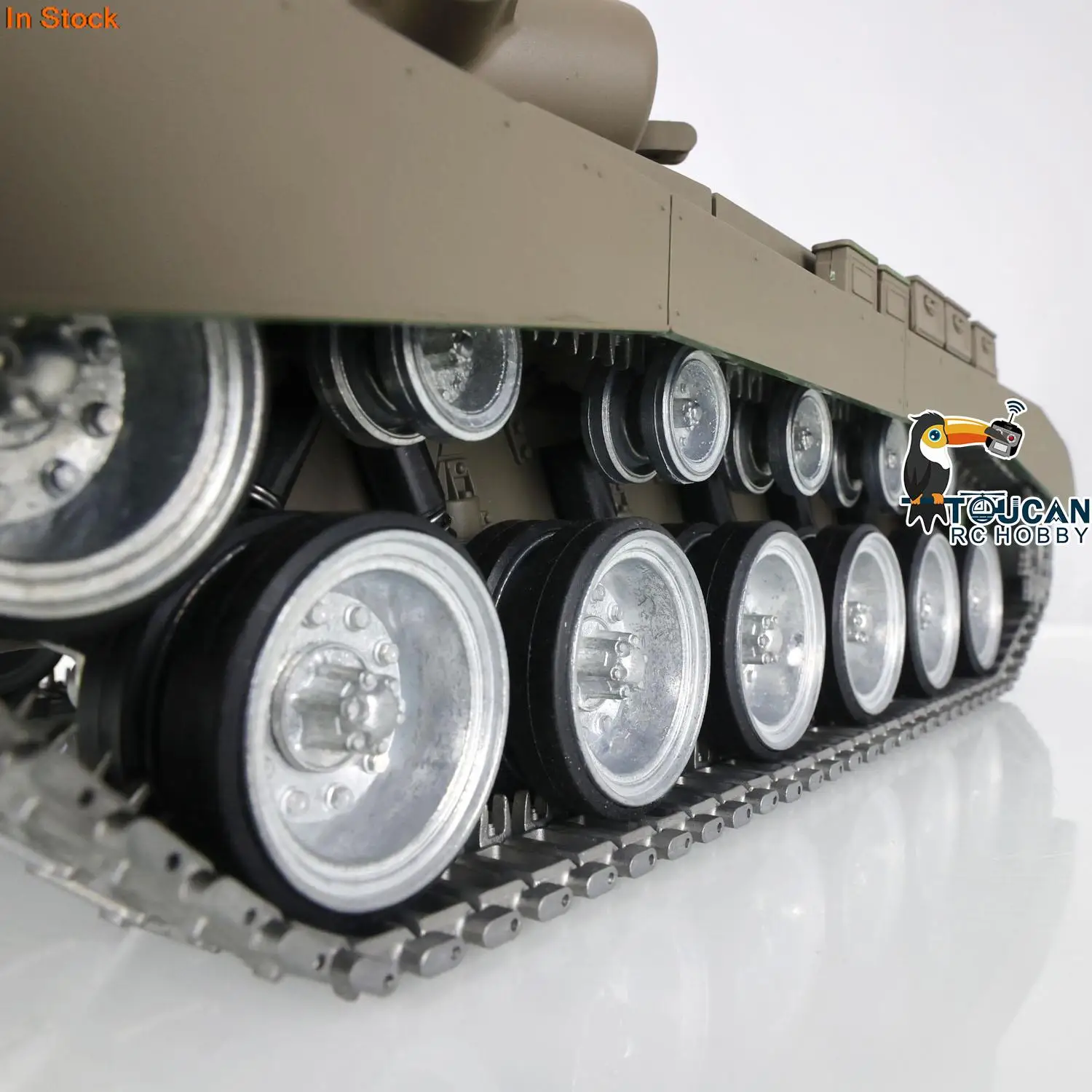 1/16 HENG LONG 7.0 M26 Pershing Green RTR RC Tank 3838 Full Metal Tracks Wheels 360° Turret Steel Idler Gearbox BB Unit TH17311 5