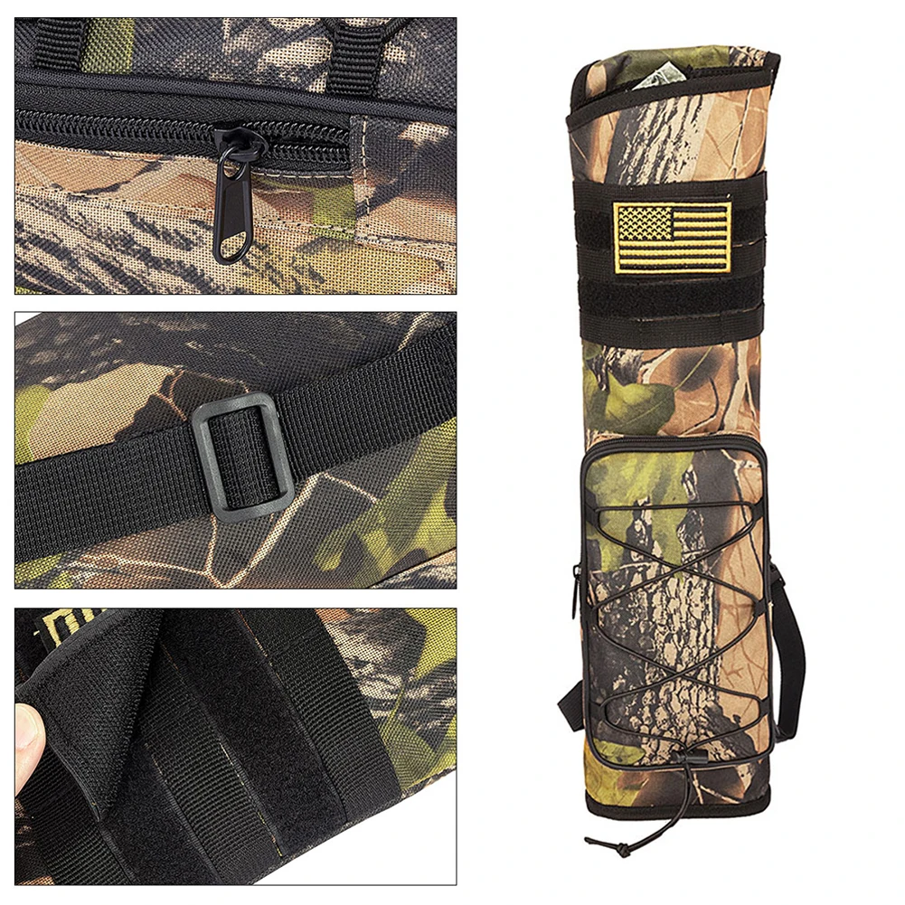 Archery Quiver Bag Portable Bow Storage Bag Bottom Thickening Adjustable Strap for Outdoor Archery Hunting Accessories