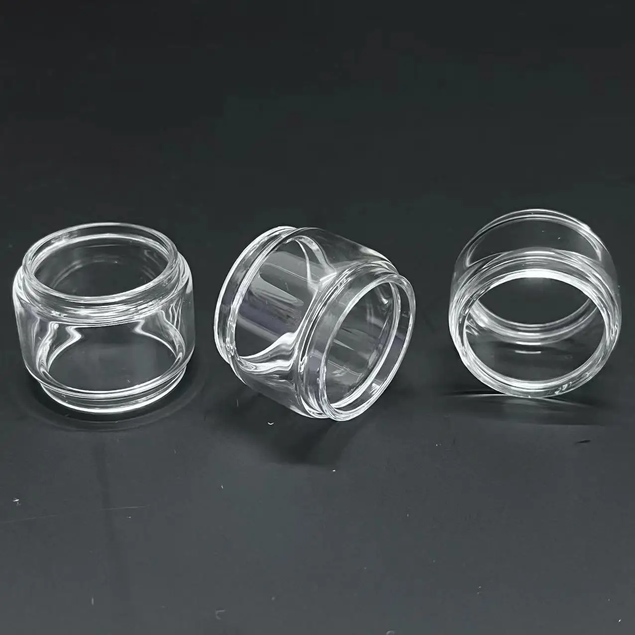 Dead Rabbit V1 V2 V3 Transparent Replacement Bubble Fat Straight Glass Tube For Dead Rabbit V1 V2 V3 RTA Glass Tank - Image 3