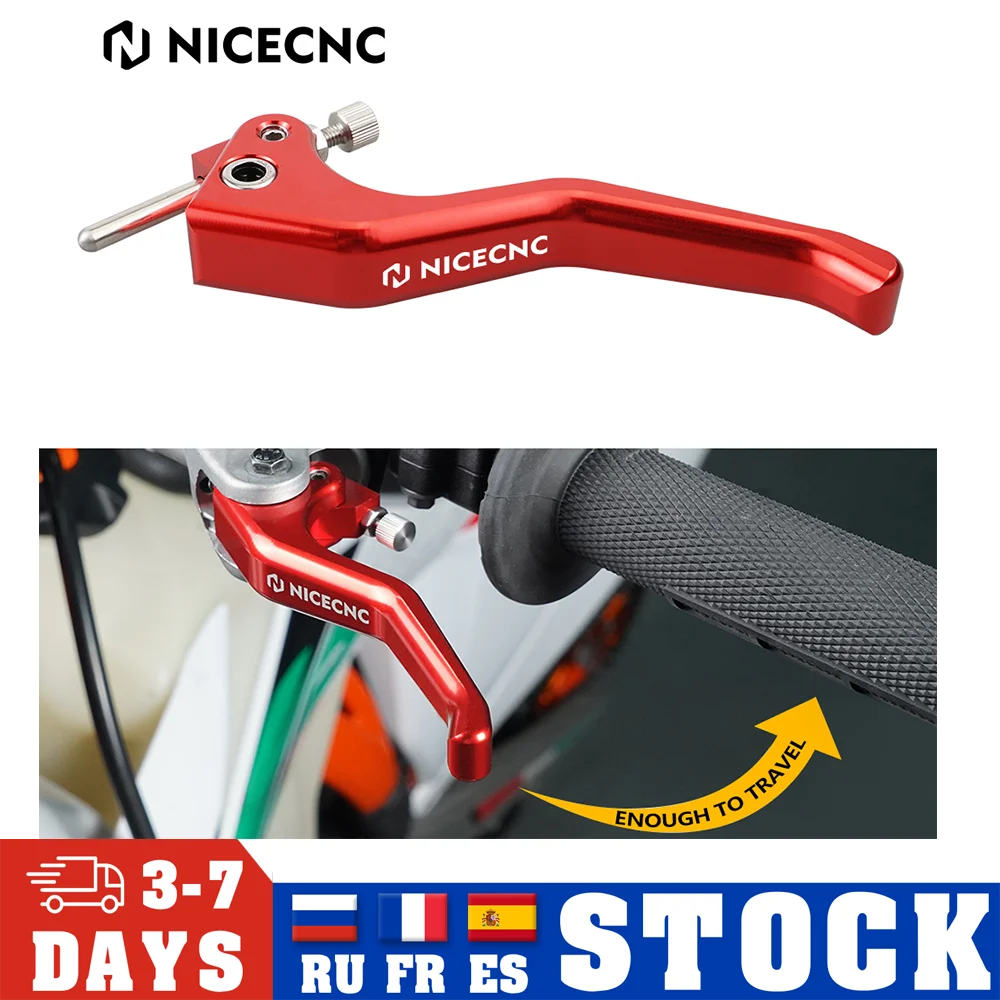 NiceCNC Unbreakable Pivot Brake & Clutch Levers For Beta 250/300 RR 2T (2013-2021) – Red CNC Aluminum