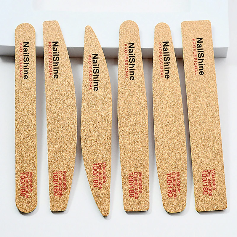 

5 шт., двусторонние бафы для полировки ногтей