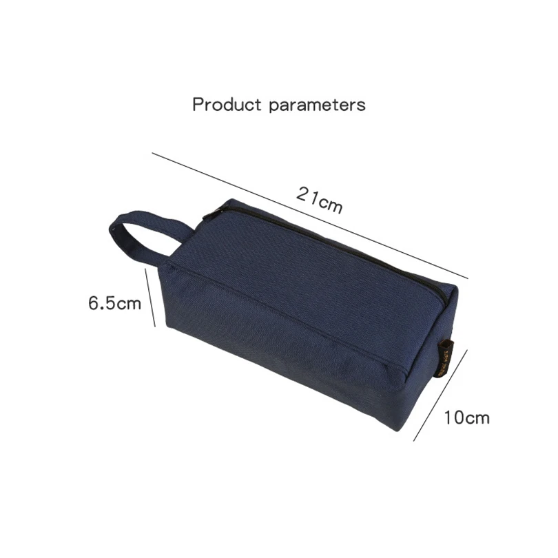 حقيبة أقلام رصاص ذات سعة كبيرة ، حقيبة أقلام بلون...