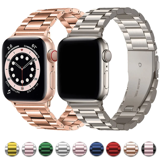 Classic Band for Apple Watch Ultra 49mm, Nude Pink, Silver