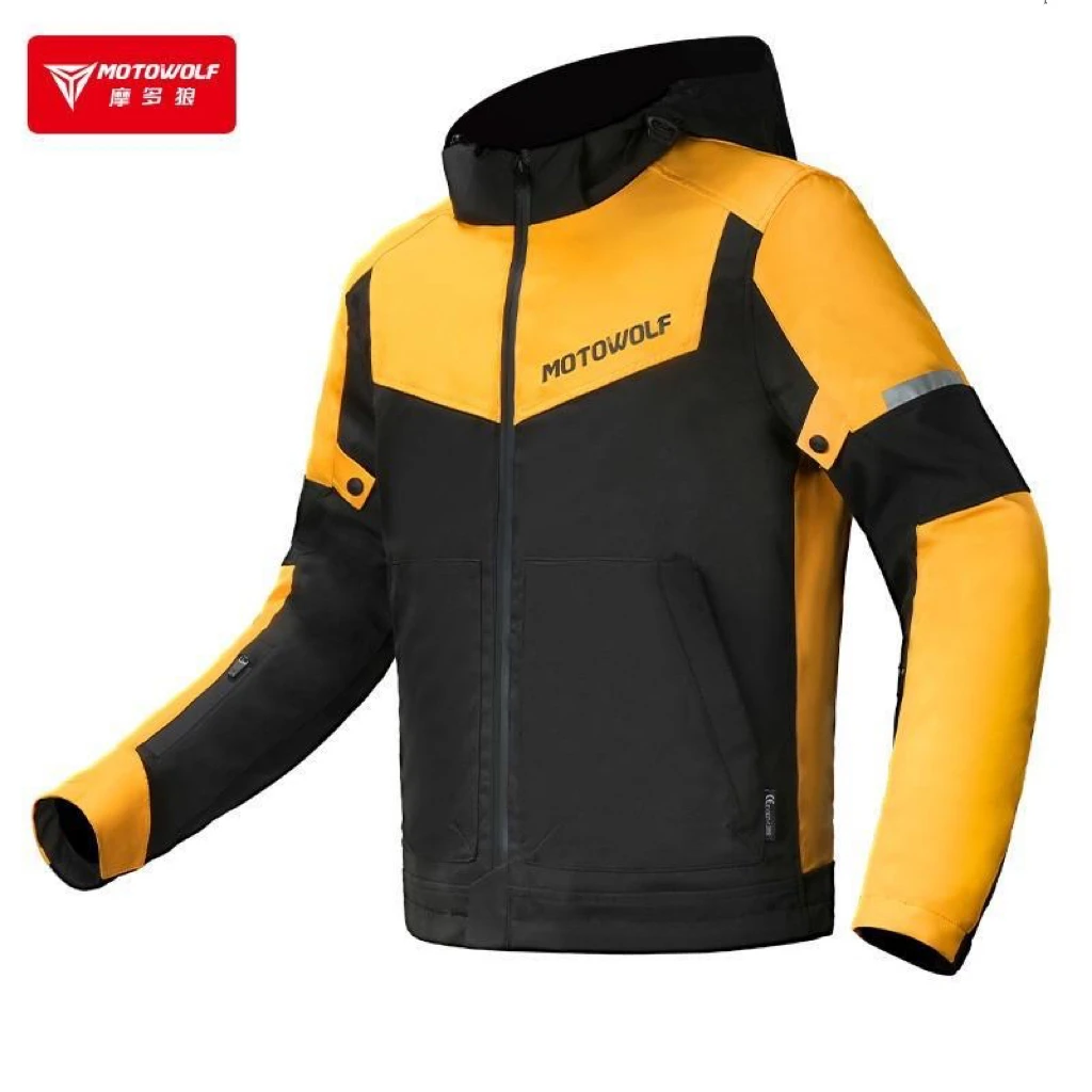 Motowolf Winter Warm Motorcycle Electric Riding Clothes Waterproof And Anti Drop Men's Motorcycle Electric Jackets Hot Selling