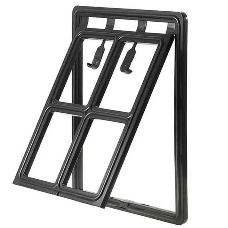 Lockable Plastic Pet Door for Screen Window Security Flap Gates Tunnel Fence Free Access For Home plastic pet door pet door