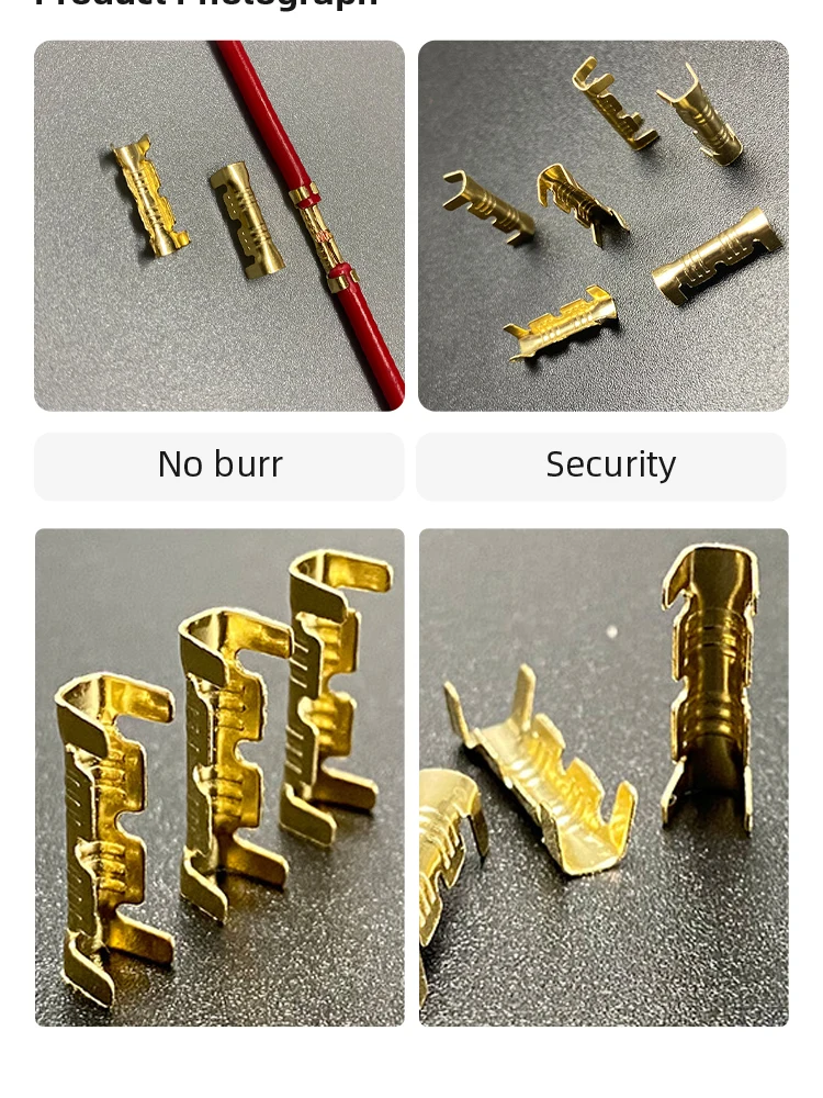 50pcs 100pcs 200pcs docking-terminal u typ terminal tab 0,3 zu 1,5 mm2 terminal block verbinder doppel stecker terminal – Detail 8