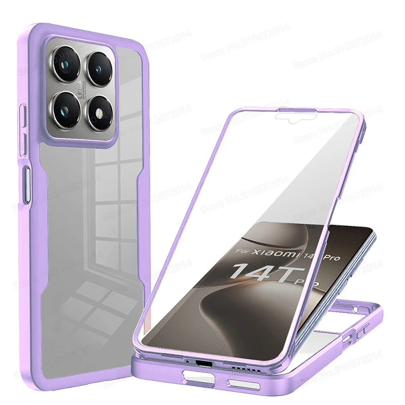 Xiaomi Pro 360° Shockproof Transparent Phone Case - Full Body Protection Cover