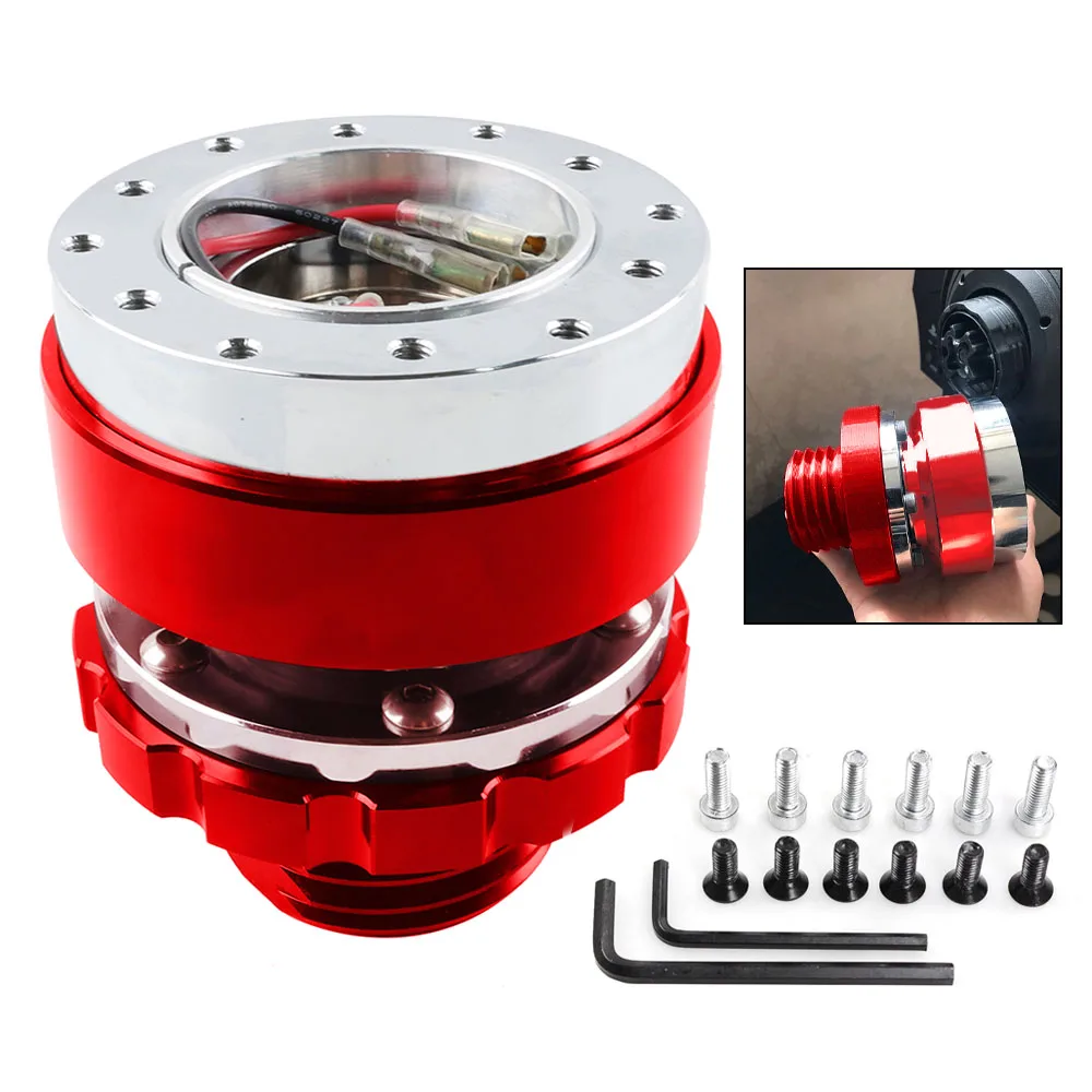 Adattatore Per Mozzo Volante A Sgancio Rapido A Sfera Adattatore Per Volante Da Gioco Da Corsa A 6 Fori Thrustmaster T500 T300 T-Gt Tx