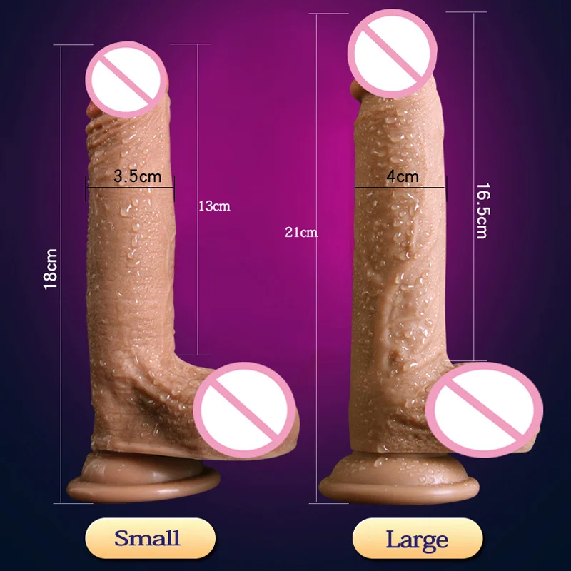 Adult Supplies Sex Toy Super Realistic Soft Silicone Dildo Suction Cup Male Artificial Penis Dick Woman Masturbator