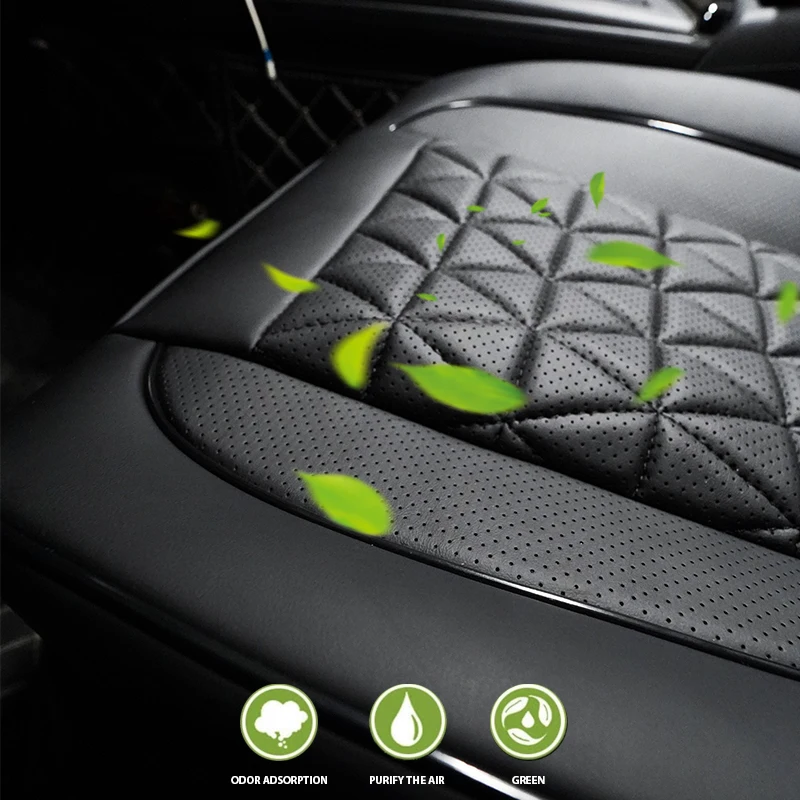 Neue Vordere Auto Sitz Abdeckung PU Leder Autos Sitzkissen Autos Sitz Schutz Universal Auto Stuhl Pad Matte Auto Zubehör – Detail 4