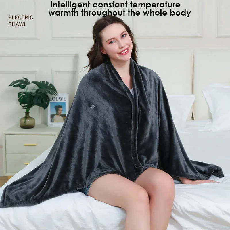 150x80cm Washable USB Electric Blanket Smart Thermostat Flannel Lambskin Nap Heating Pad Household Office Warm Body Blanket