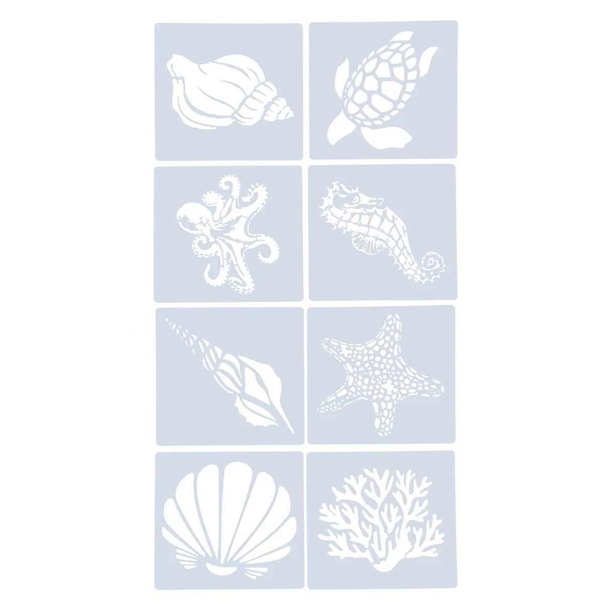 

8 Pcs Painting Template Animal Stencils Educational Toys Templates for Kids Hollow Out The Pet Child