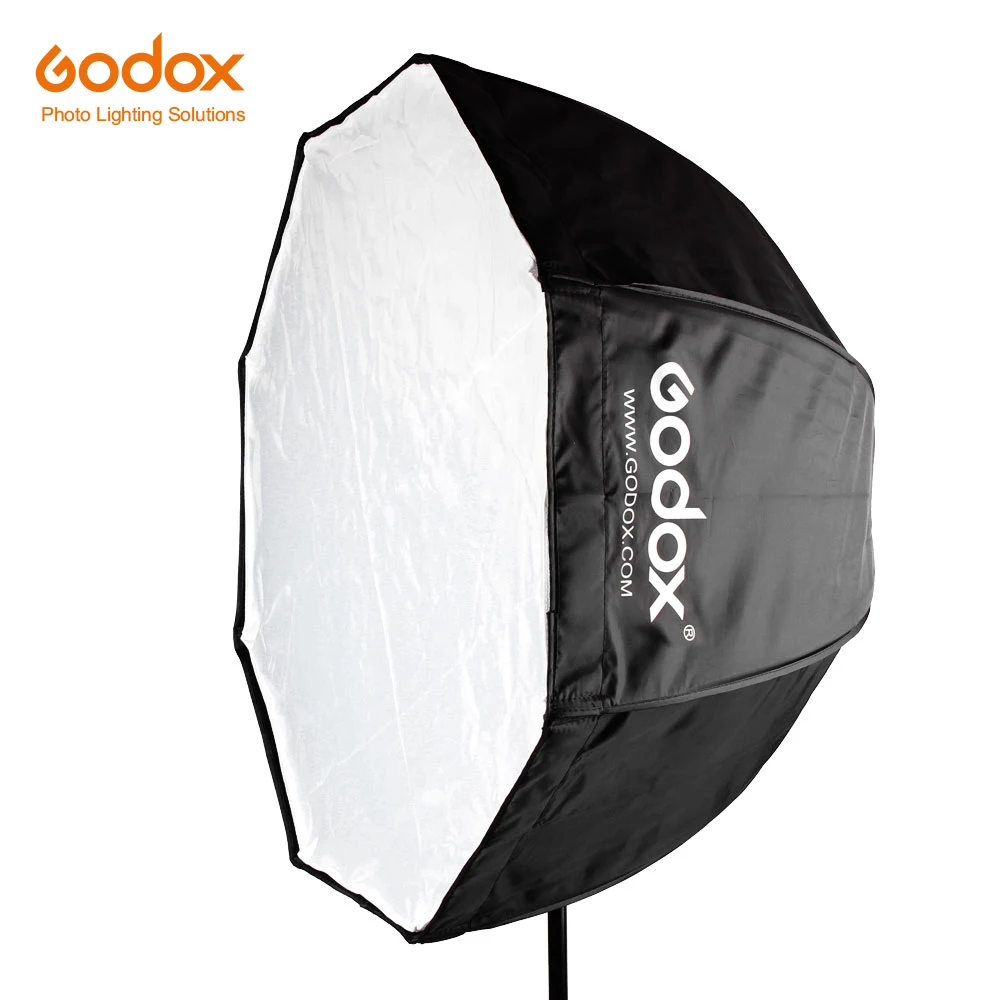1/2x Godox 80cm ottagono Umbrella Bowens Mount Softbox con Grid per Flash Studio 