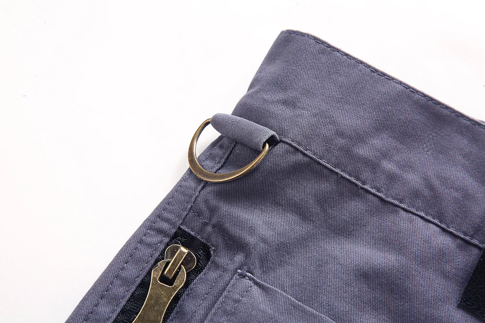 Knee ength Cargo Men Summer Casual Cotton Multi Pockets Breeches Cropped Short Trousers Military Camouflage Shorts_voghion.com