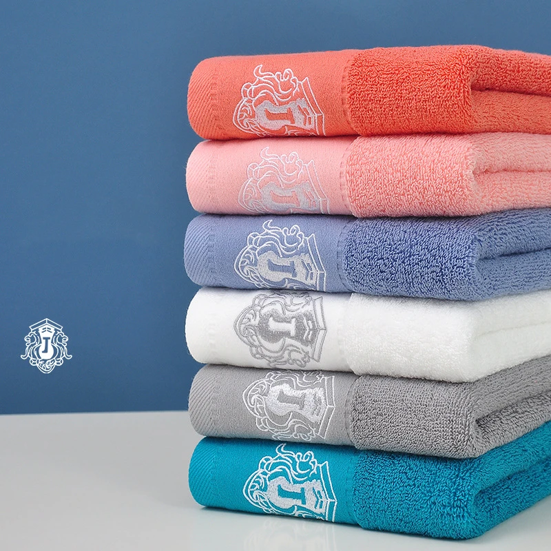 Letter J Face Bath Towel Set for Men Women, 100 Cotton, Bathroom Terry Cloth for Adults, 80*160, 70*140, 35*75 cm 6