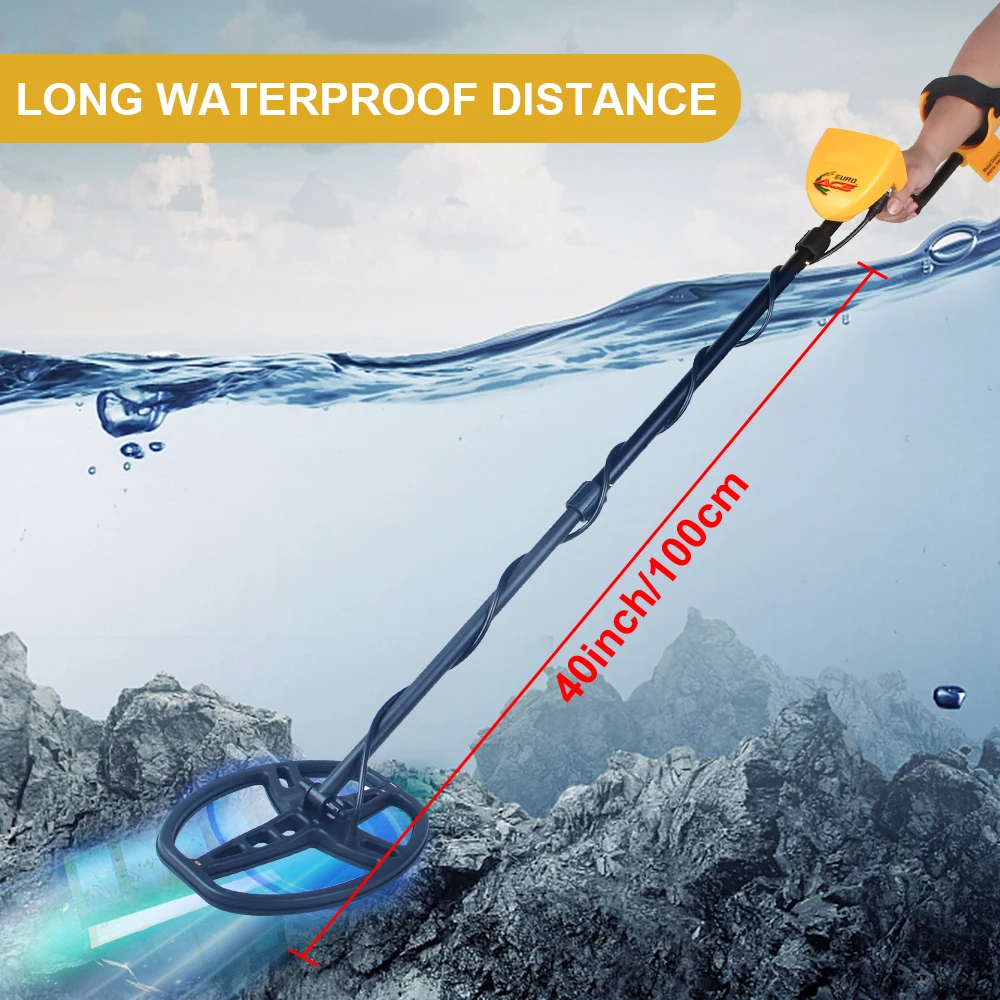 TC500 Metal Detector Underground Professional Depth Search Finder Gold Detector Treasure Hunter Detecting Pinpointer Waterproof
