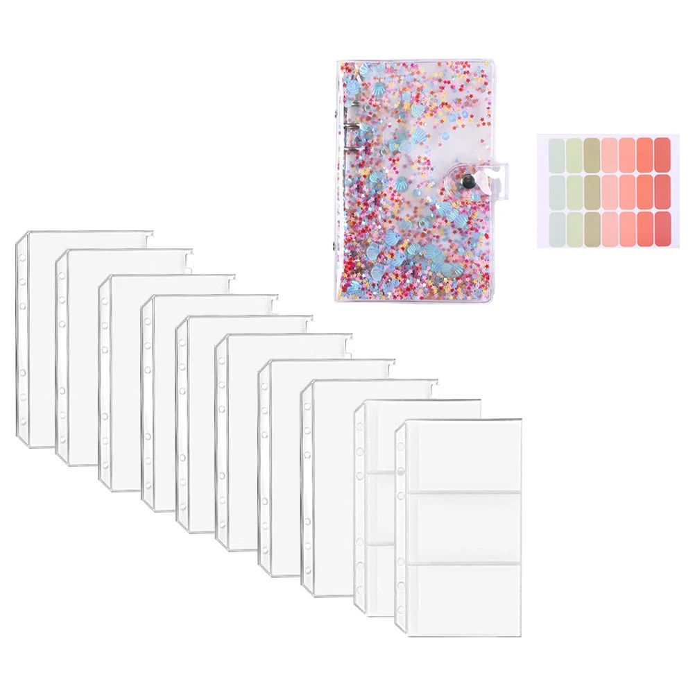 

Account Book Office Clear Notepad Budget Binder Multi-function Cards The The Notebook Book Supply Cash Household Money Bill