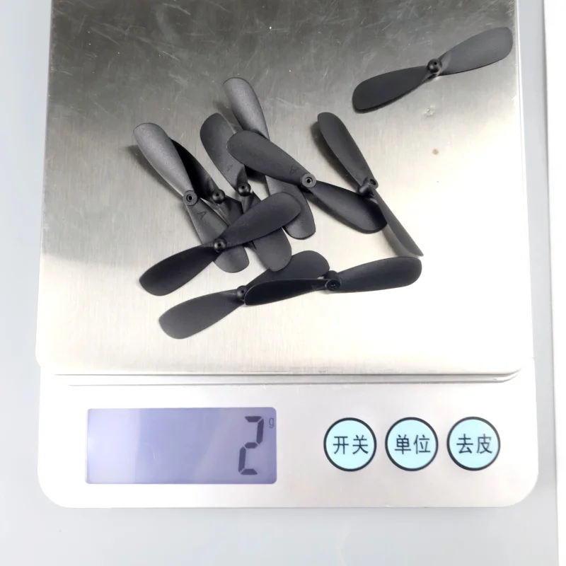 Hélices Drone 46mm Lot 10 Paires AB Moteur 0.8mm