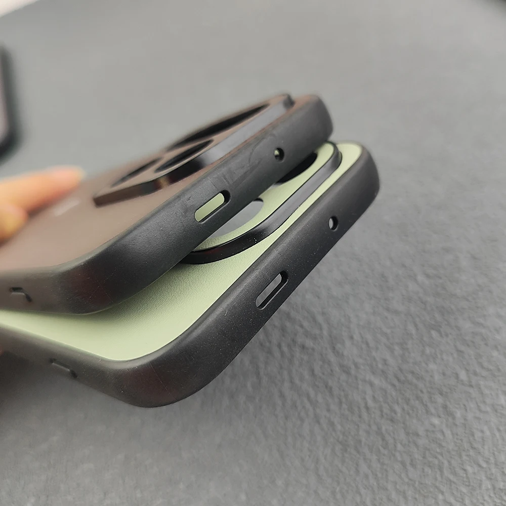Enhanced Magnetic Wireless Charging Shockproof Bumper Case with MagSafe Compatibility